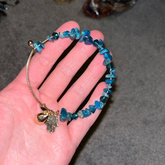 BLUE APATITE BRACELET - Picture 3 of 3